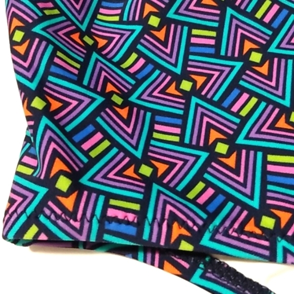 CUPSHE HIGH-WAIST GEOMETRIC BIKINI BOTTOM SIZE MEDIUM NWT - Picture 2 of 5